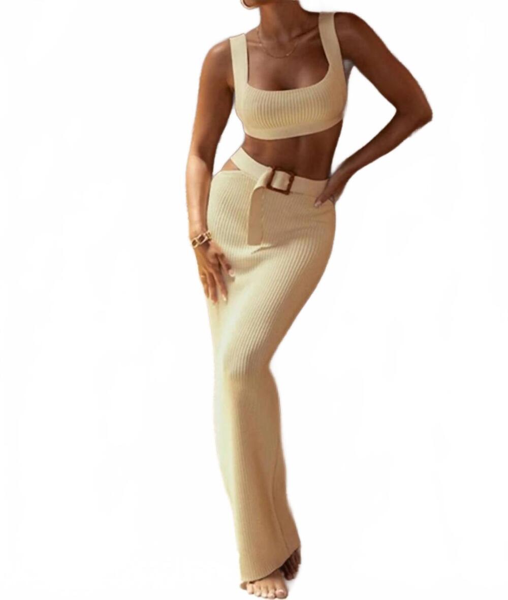 NEW GOOD TIME USA in my two piece set in apricot
